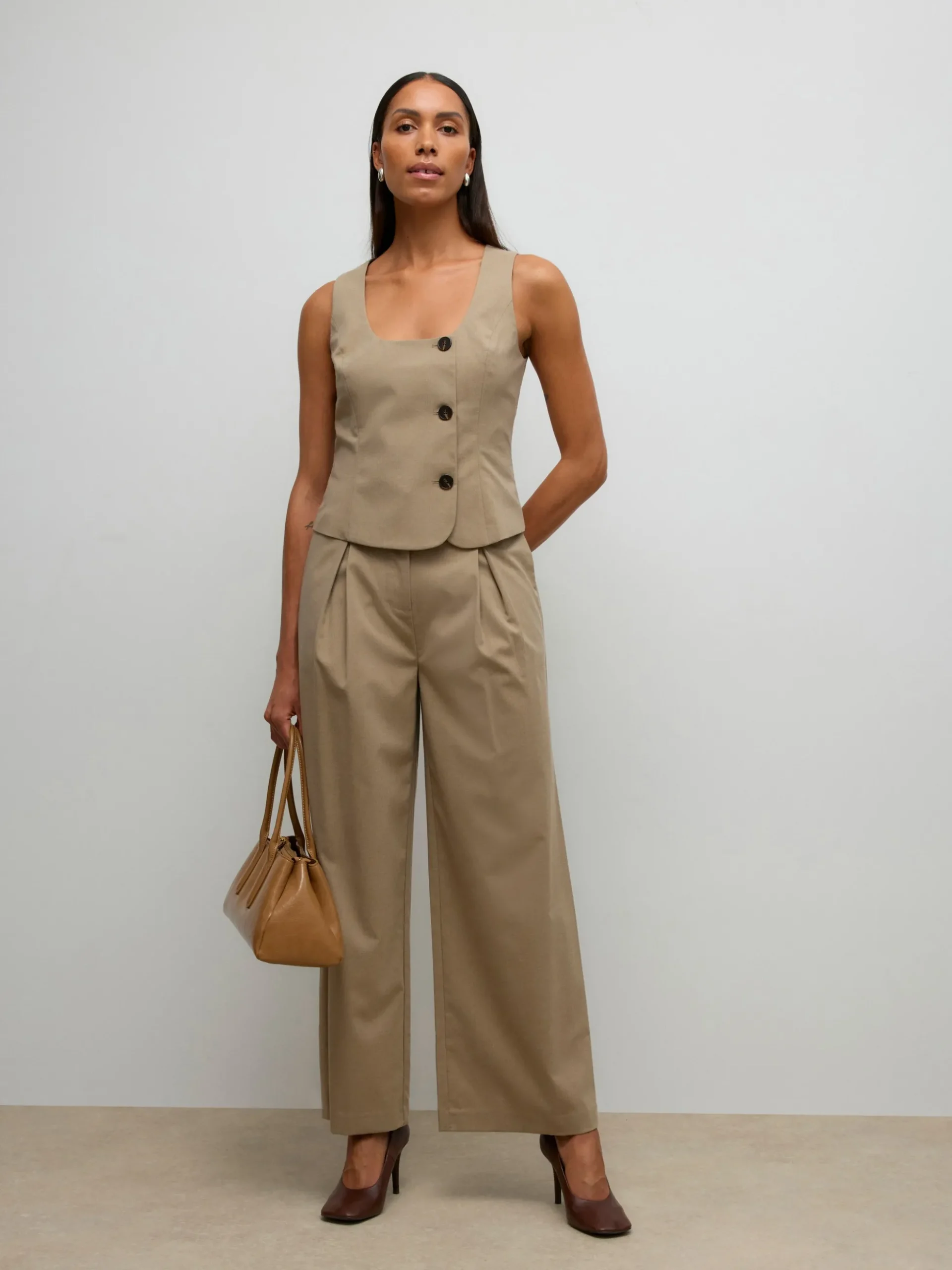 AWAYAH Hohe Taille Hose