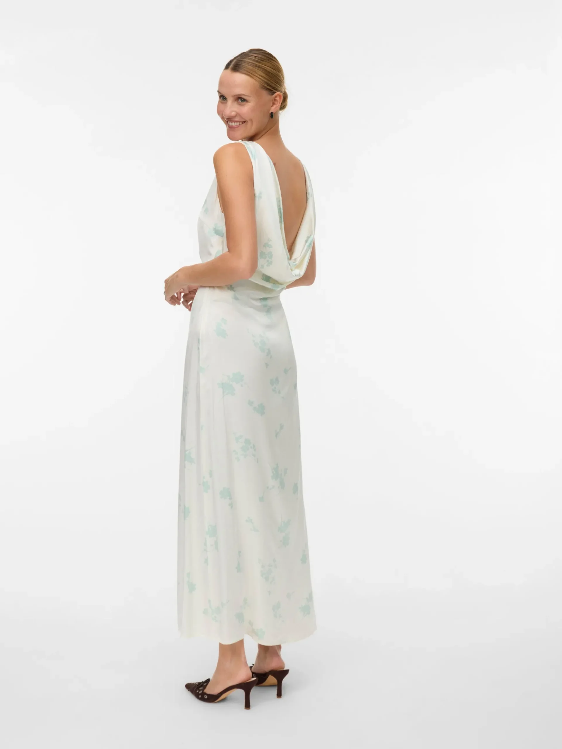 AWBILLIE Langes Kleid