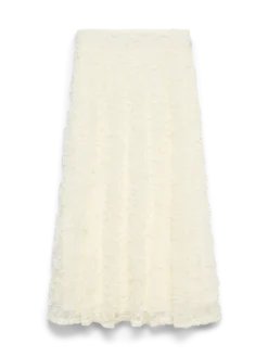 AWBLAKELY Hohe Taille Langer Rock
