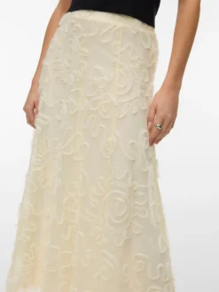 AWBLAKELY Hohe Taille Langer Rock