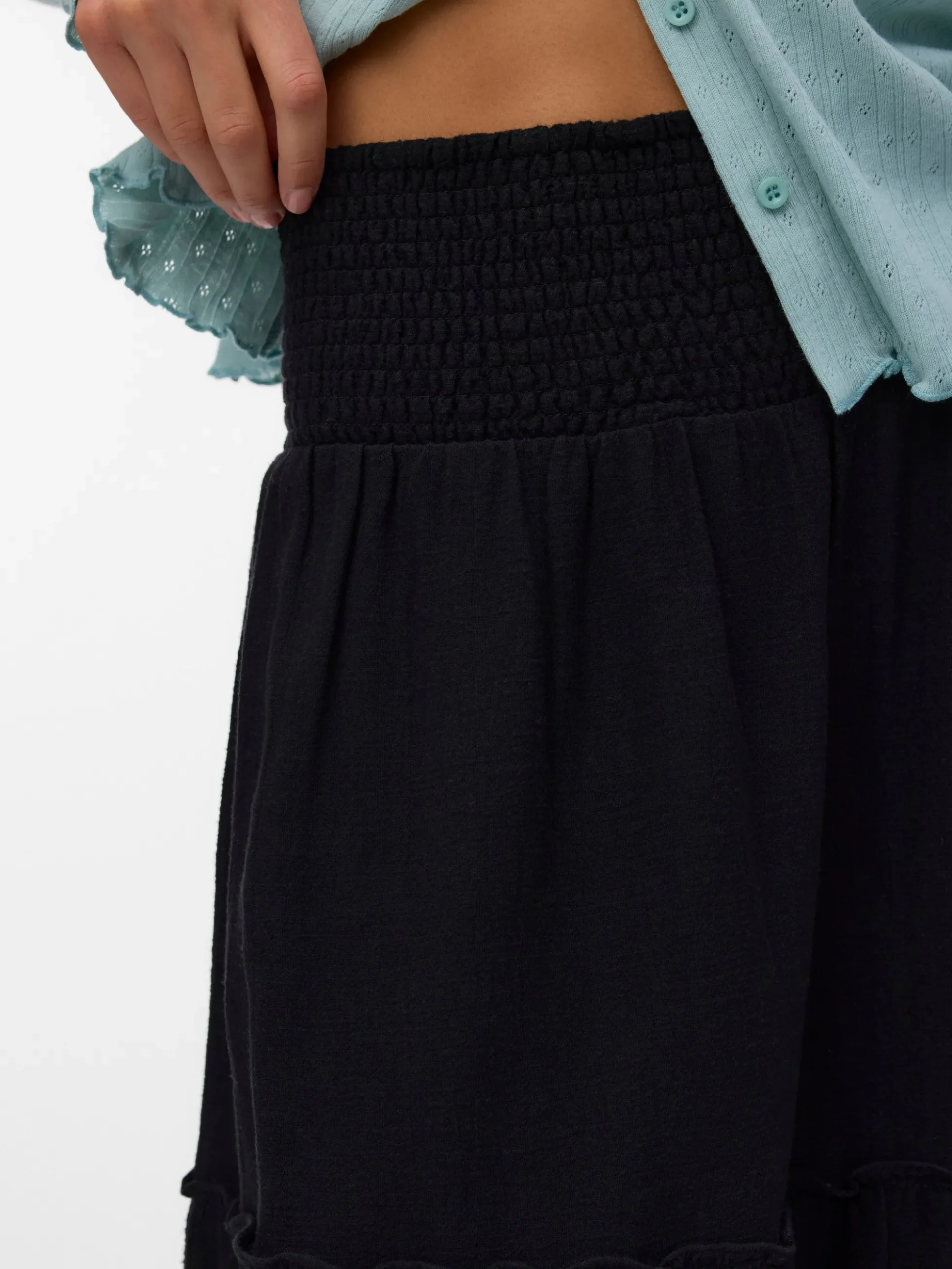 AWKEELEY Hohe Taille Langer Rock