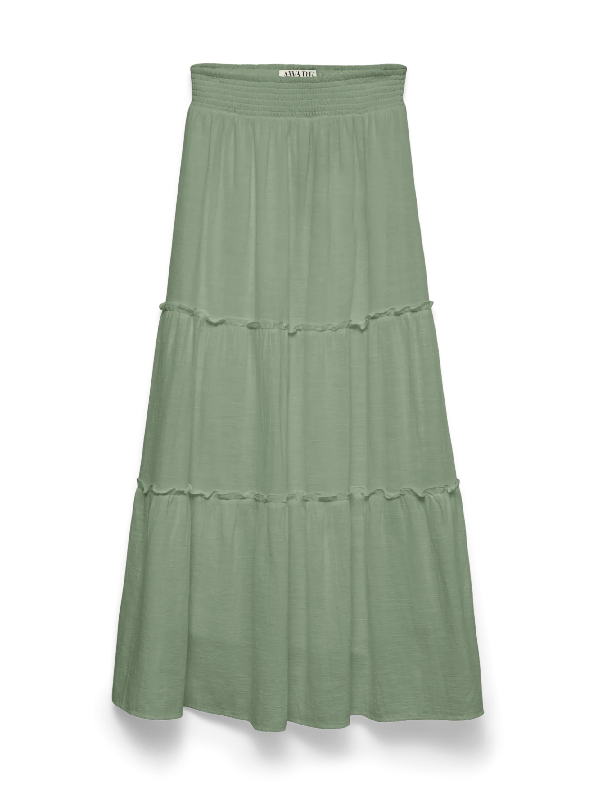 AWKEELEY Hohe Taille Langer Rock