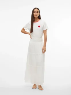 AWKEELEY Hohe Taille Langer Rock