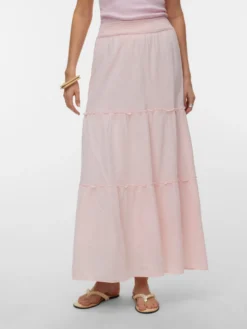 AWKEELEY Hohe Taille Langer Rock
