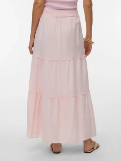 AWKEELEY Hohe Taille Langer Rock