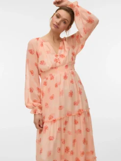 AWMAUDE Langes Kleid