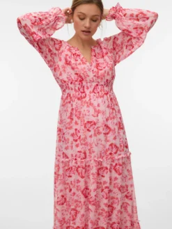 AWMAUDE Langes Kleid