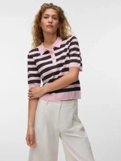 AWOLINE Gestricktes Poloshirt