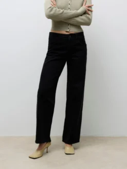 AWRENA Mid Rise Weiter Beinschnitt Jeans