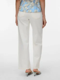 AWRENA Mid Rise Weiter Beinschnitt Jeans