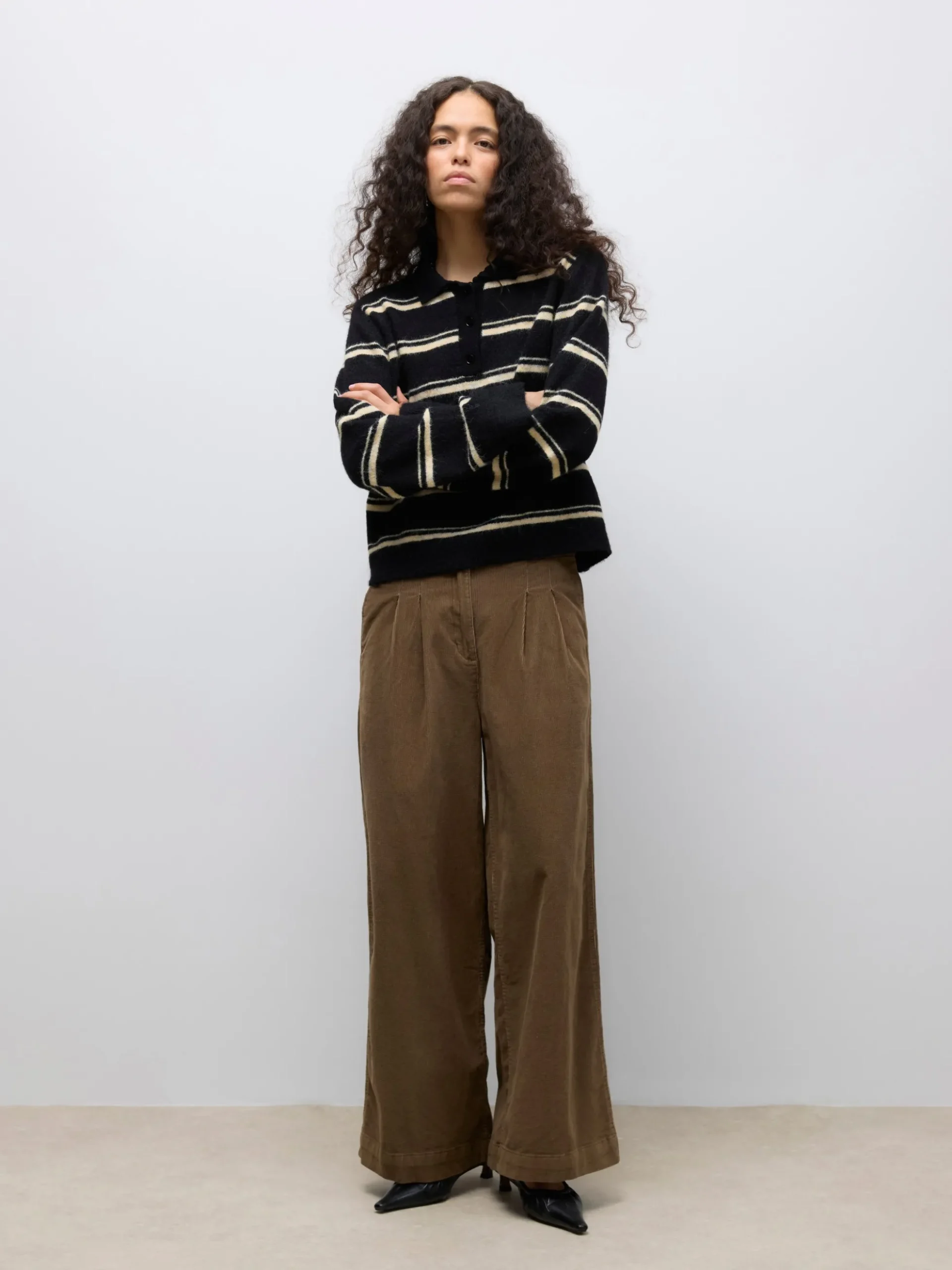 AWTALA Hohe Taille Hose