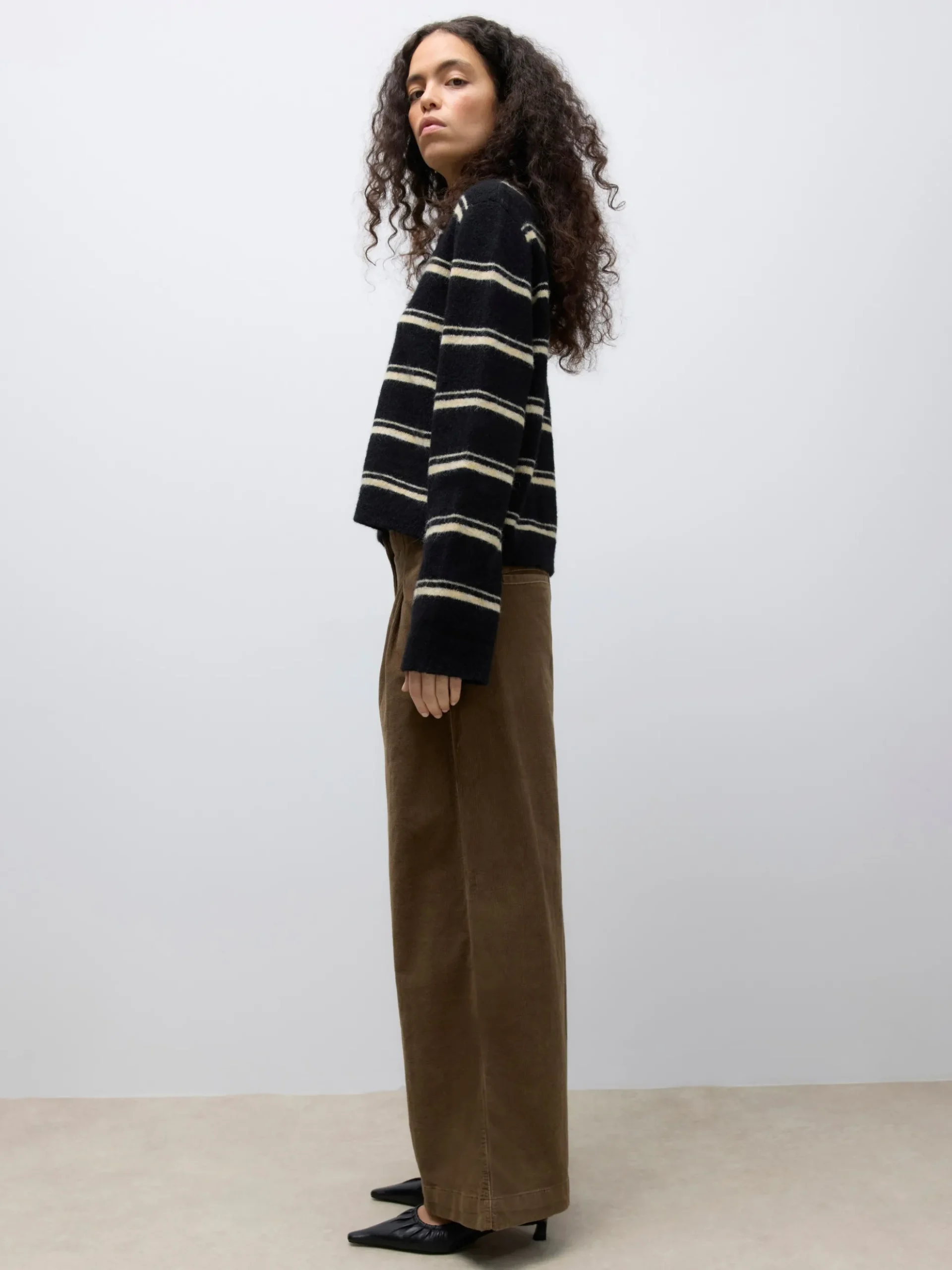 AWTALA Hohe Taille Hose