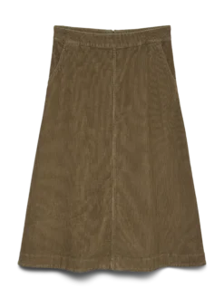 AWTALA Hohe Taille Langer Rock
