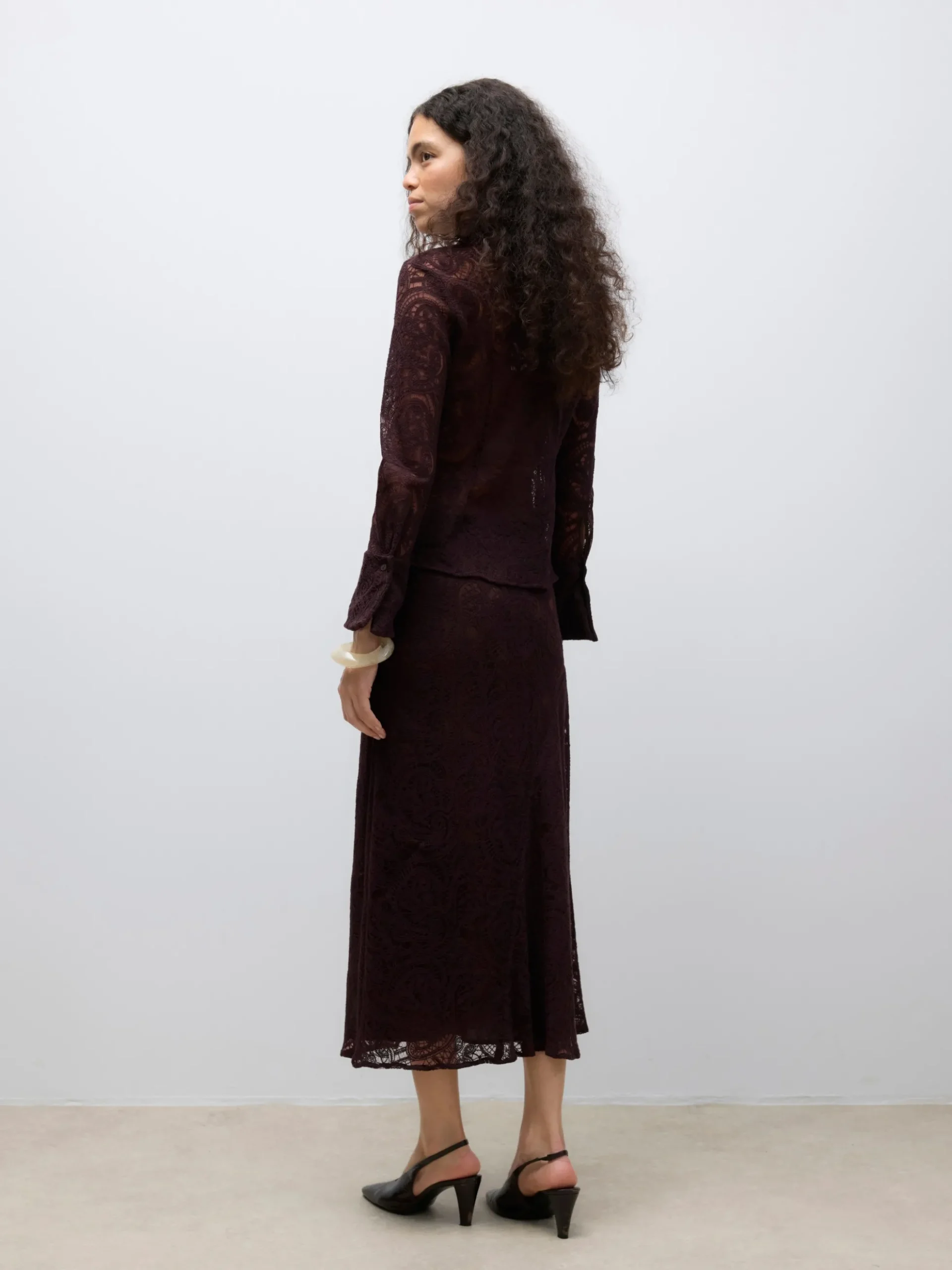 AWURSHILA Mittlere Taille Langer Rock