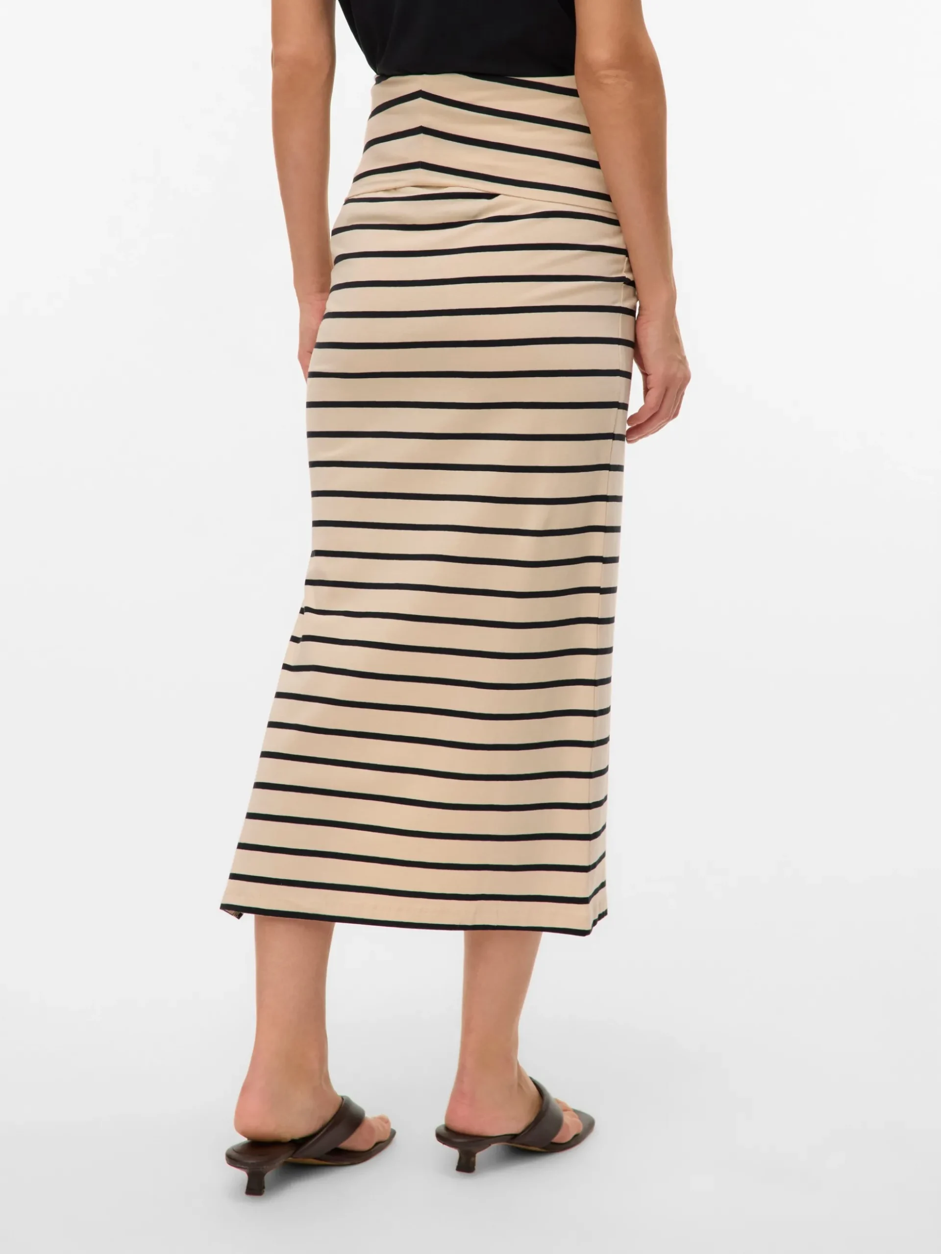 Hohe Taille Langer Rock