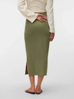 Hohe Taille Langer Rock