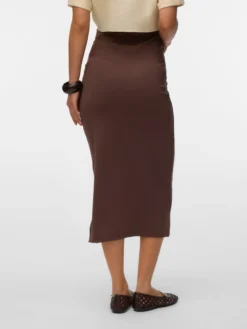 Hohe Taille Langer Rock