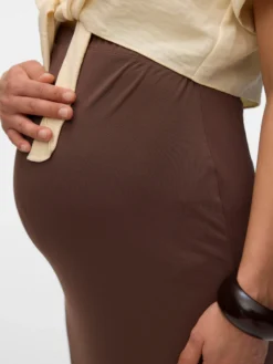 Hohe Taille Langer Rock
