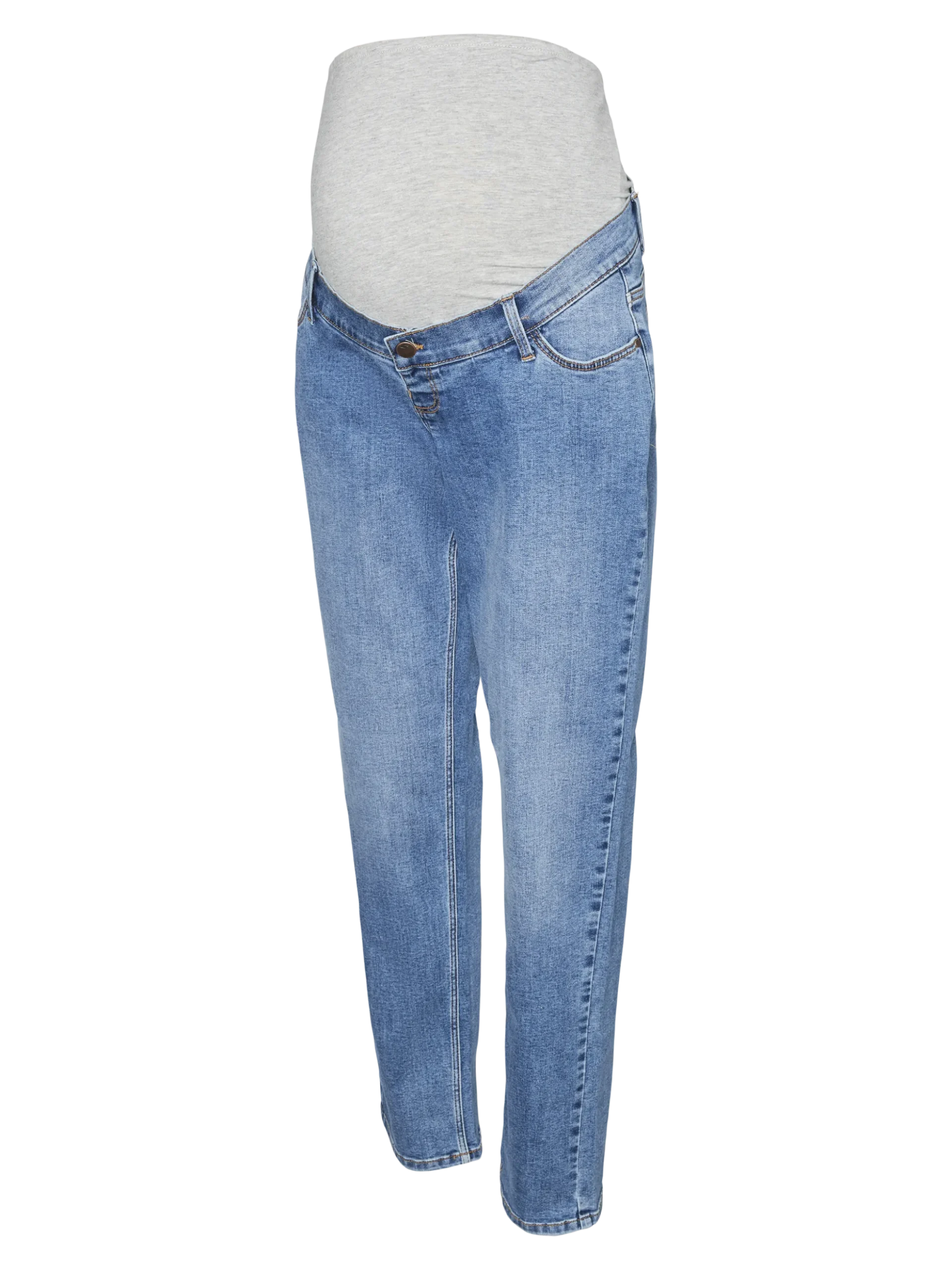 Hohe Taille Mittlere Taille Jeans
