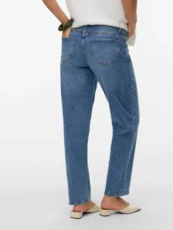 Hohe Taille Mittlere Taille Jeans