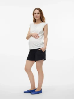 Locker geschnitten Niedrige Taille Shorts