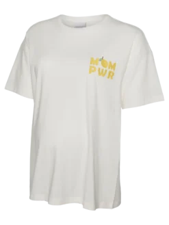Locker geschnitten U-Ausschnitt T-Shirt