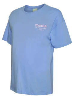 Locker geschnitten U-Ausschnitt T-Shirt