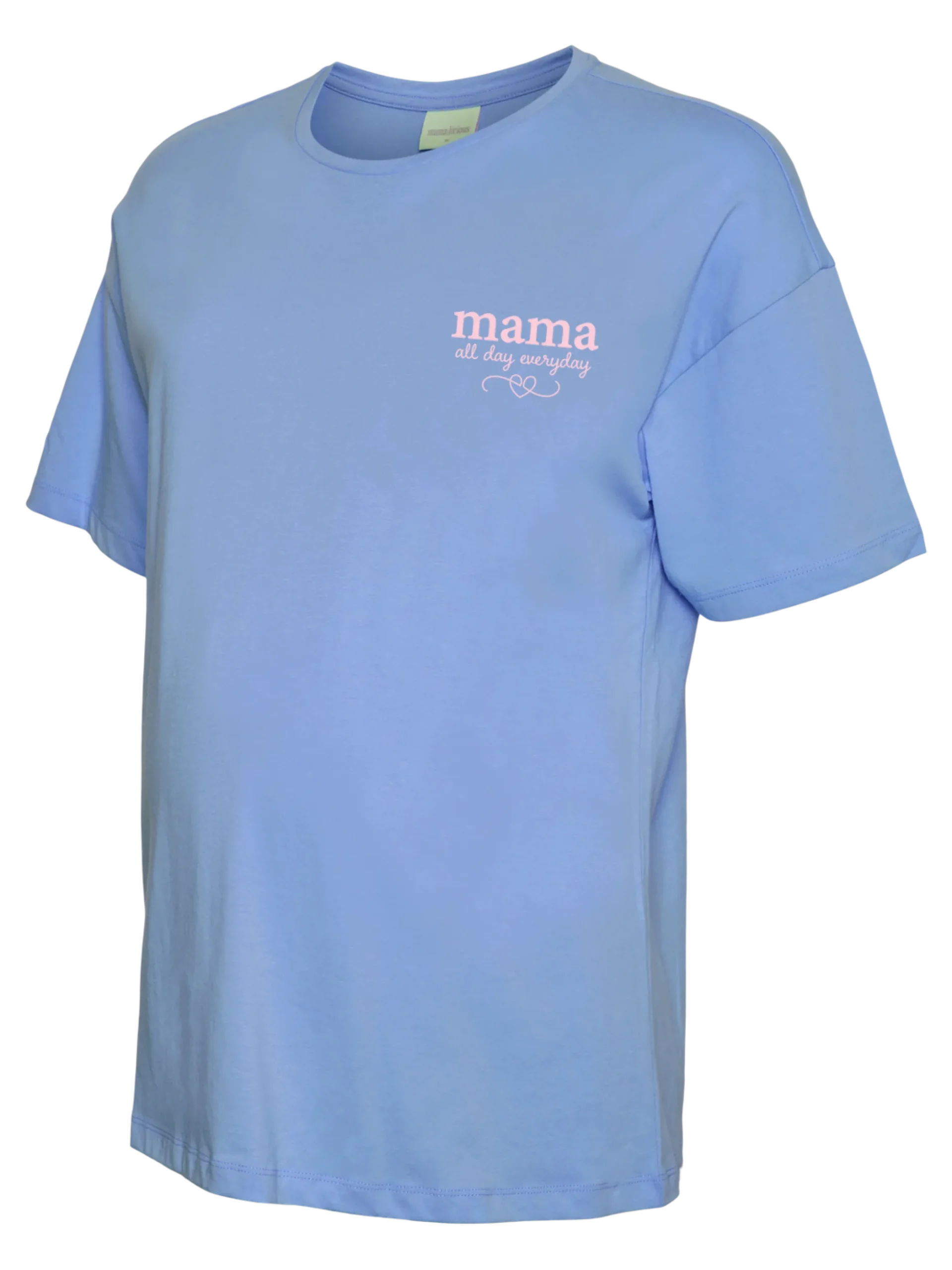 Locker geschnitten U-Ausschnitt T-Shirt