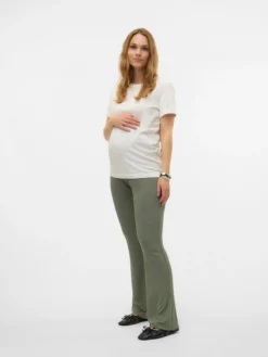 Normal geschnitten Hohe Taille Hose