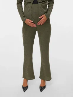 Normal geschnitten Hohe Taille Hose