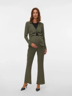 Normal geschnitten Hohe Taille Hose