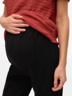Normal geschnitten Hohe Taille Hose