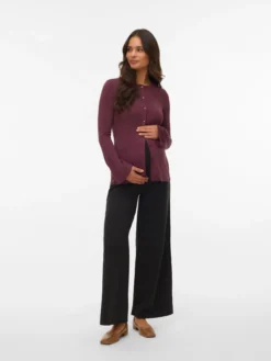 Normal geschnitten Hohe Taille Hose