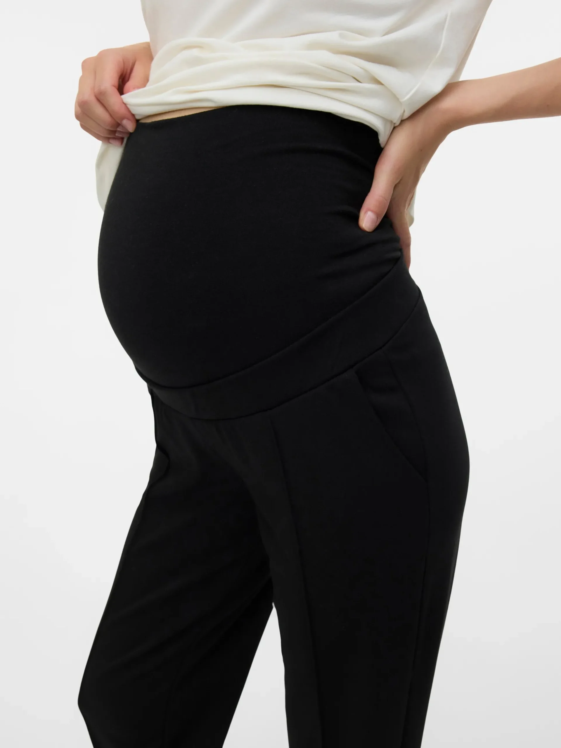 Normal geschnitten Hohe Taille Hose