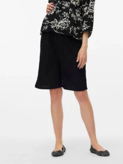 Normal geschnitten Hohe Taille Shorts
