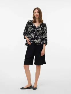 Normal geschnitten Hohe Taille Shorts