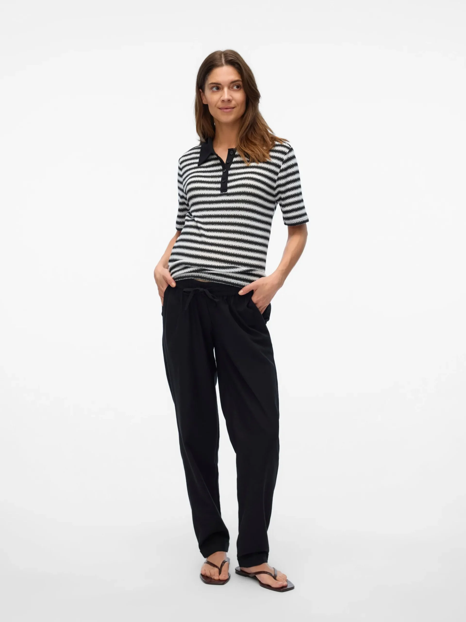 Normal geschnitten Hose