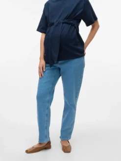 Normal geschnitten Mittlere Taille Jeans