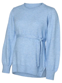 Normal geschnitten Rundhals Pullover