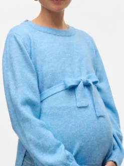 Normal geschnitten Rundhals Pullover