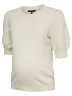 Normal geschnitten Rundhals Gerippte Ärmelbündchen Pullover