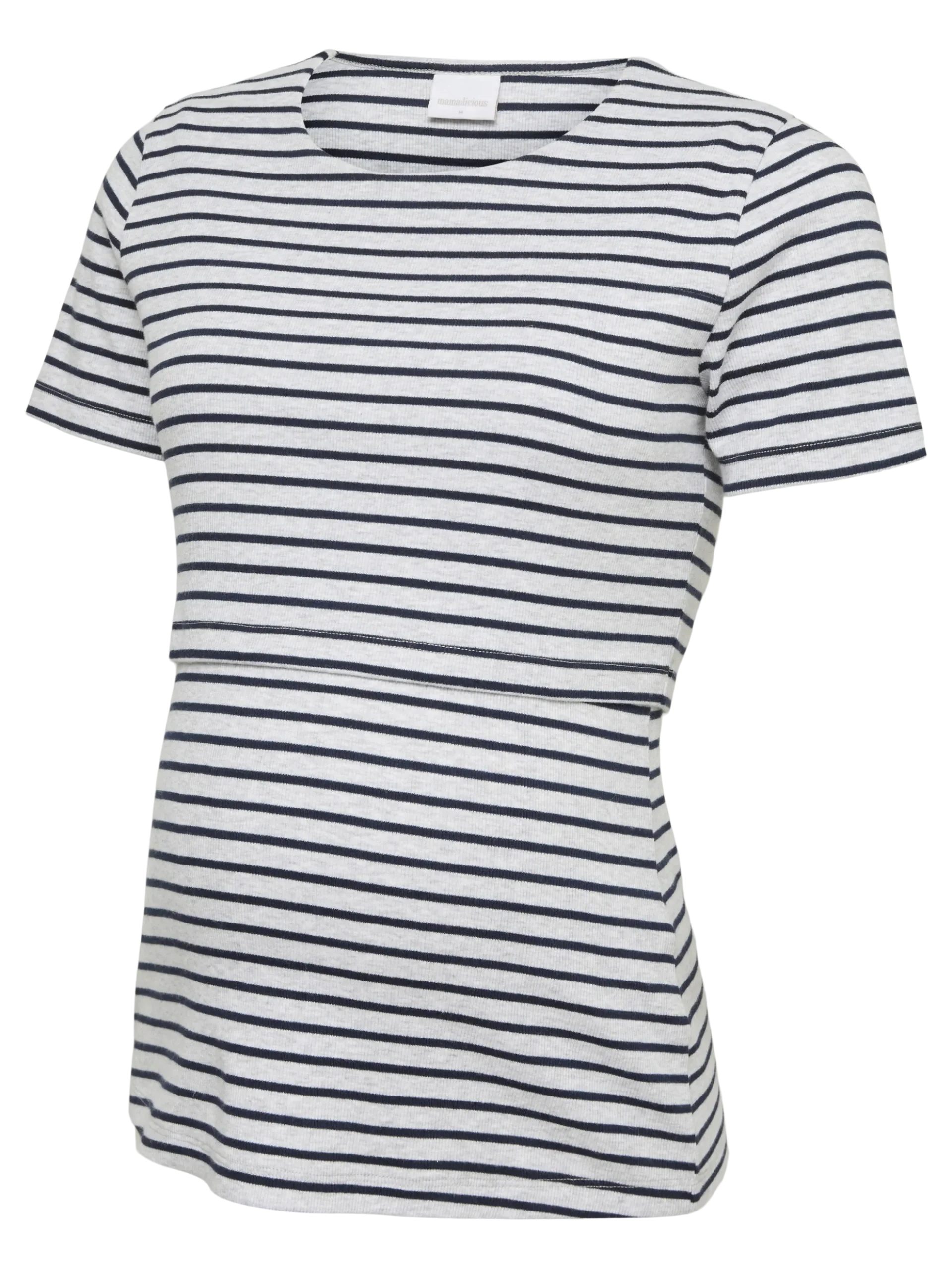Normal geschnitten Rundhals T-Shirt