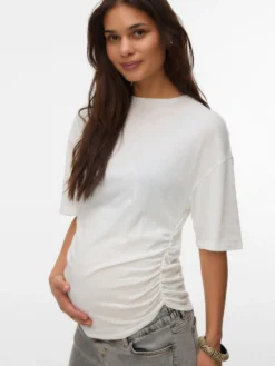 Normal geschnitten Rundhals T-Shirt