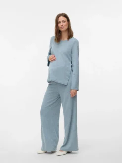 Normal geschnitten Rundhals Top