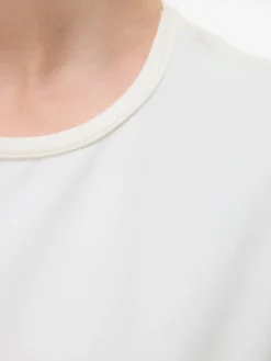 Normal geschnitten Rundhals Top