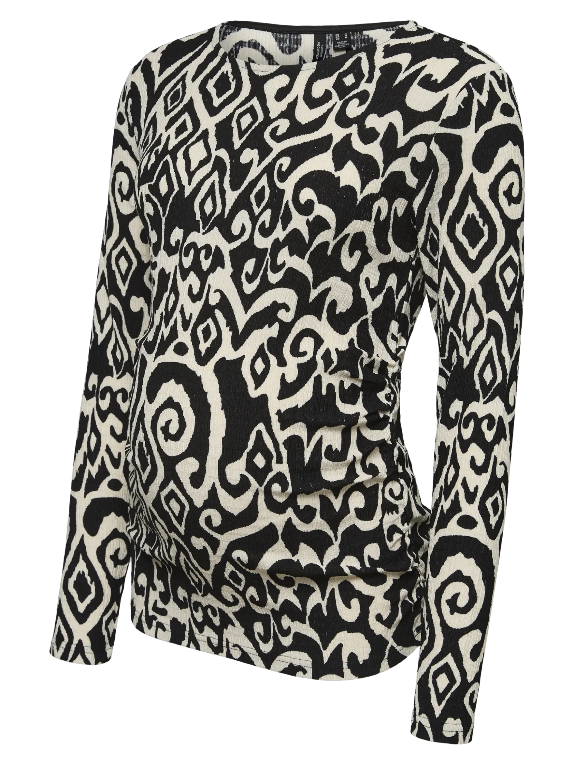Normal geschnitten Rundhals Top