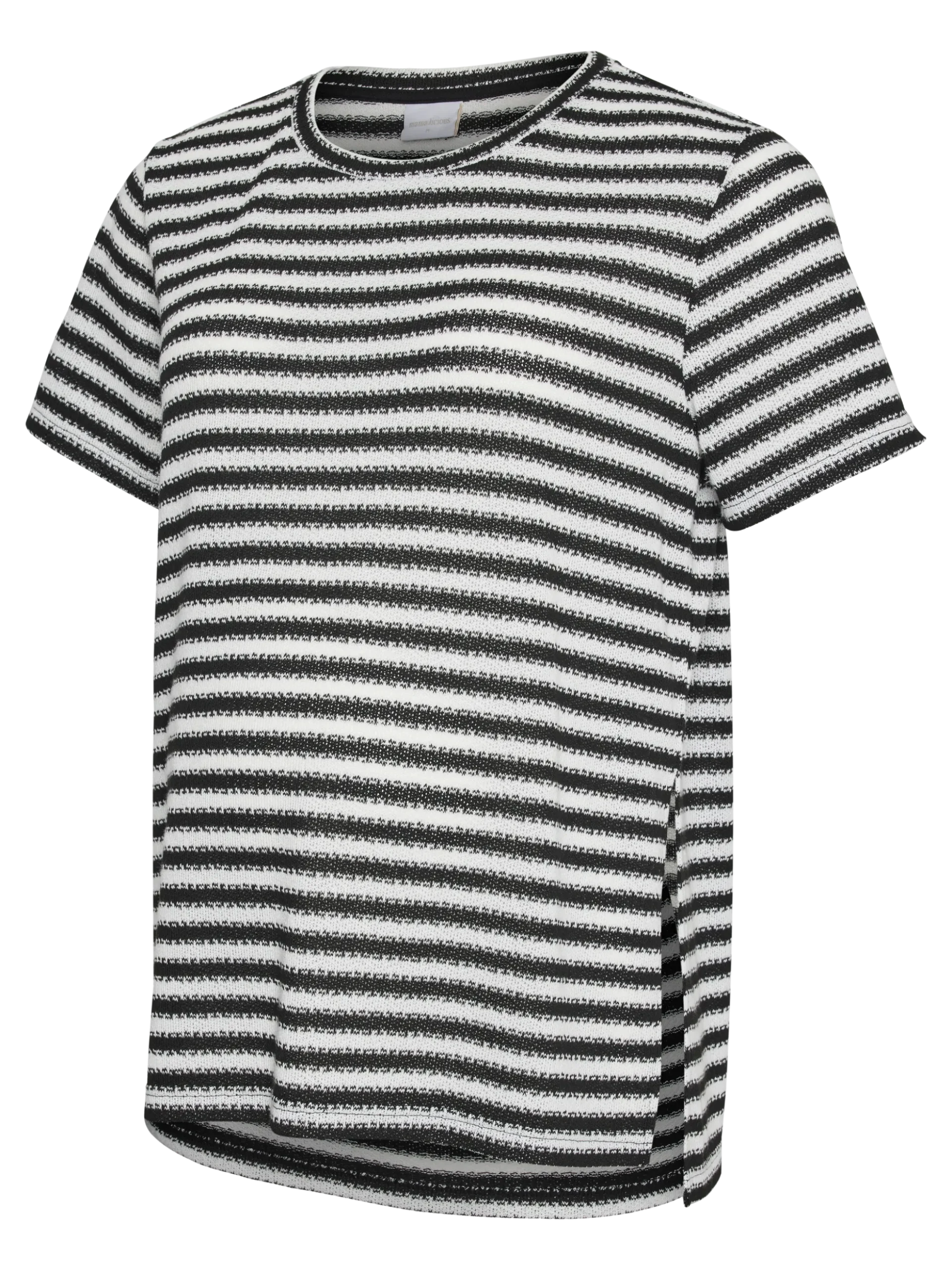 Normal geschnitten Rundhals Top