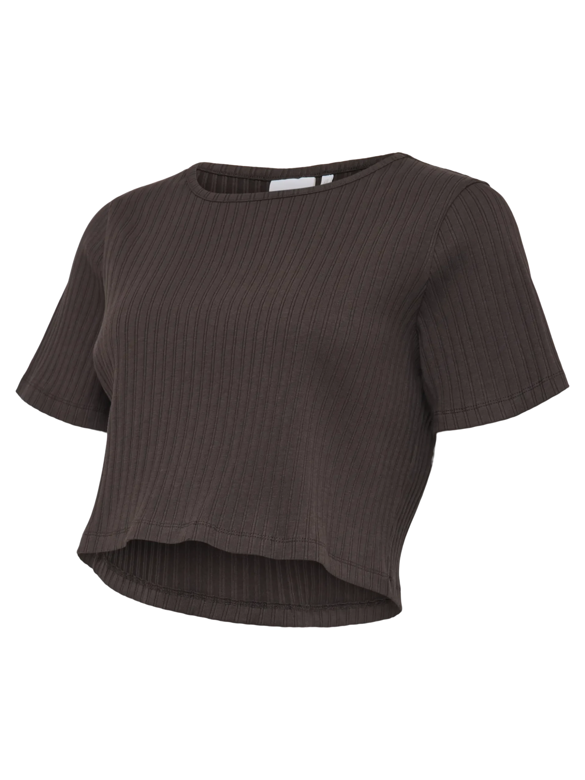 Normal geschnitten Rundhals Top