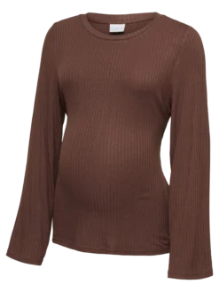 Normal geschnitten Rundhals Top