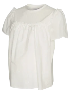 Normal geschnitten Rundhals Top